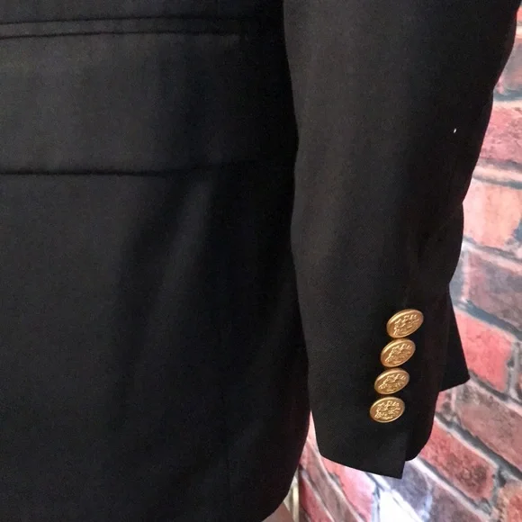 T Harris 3 Buttons Blue Blazer